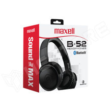 BTB52BK / Maxell vezeték nélküli bluetooth-os fejhallgató - fekete (MAXELL)