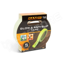 H11087D / Foszforeszkáló ragasztószalag, csúszásmentes, 5m x 25mm (HANDY)