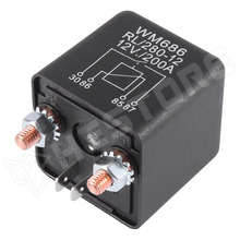 WM686RL/280-12 / Gépkocsi relé, SPST-NO, 12V DC, Pinek száma: 4, 200A