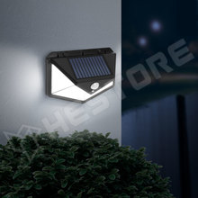 H55289 / Mozgásérzékelős szolár reflektor - fali - 136 LED (55289 / PHENOM)