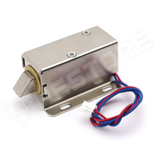 CBN12-LCK / Elektromágneses ajtó zár (szolenoid), 12V DC, 0.8A, 10mm úthossz