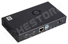 RPI-CM5-IOCASE / Raspberry Pi alumínium ház, Compute Module 5 -höz, fekete (RASPBERRY PI COMPUTE MODULE 5 IO CASE / RASPBERRY PI)