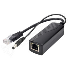 POE-SPL-DC12-2A-GIGA / Aktív Power Over Ethernet adapter, 48V/12V, 2A, 10/100/1000Mbps, Gigabit, 5.5 / 2.1mm DC dugó