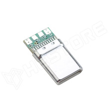 USB-C-PLUG-5.1K / USB-C dugó, 5.1kΩ-os lehúzó CC ellenállásokkal, 5V DC