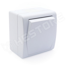 ALFA-AV-N-101L / Nyomókapcsoló, 1 stabil pozíció, jelölés nélkül, IP44 (Alfa)