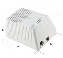 ABS-67 / Tápegység doboz, asztali, ABS, szürke (MASZCZYK)