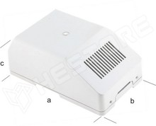 ABS-68 / Tápegység doboz, asztali, ABS, szürke (KM-68GY / MASZCZYK)