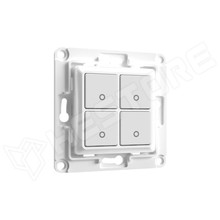 SHELLY-WS4-W / Shelly Wall Switch fali villanykapcsoló, 4 gombos fehér (FG3800235266212 / SHELLY)