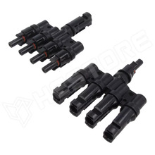 DS1162-14-1T4AB6P / Szolár többágú elosztó pár, MC4, 4-utas (DS1162-14-1T4AB6P / CONNFLY)