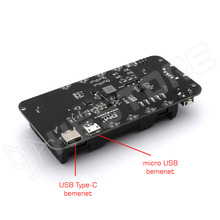 PWRBID-2x18650 / Power bank modul, 2x18650, 5V/3A és 3V/1A kivezetéssel, HOLD funkció