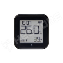 SHELLY-PLUSHTB-GEN3 / Shelly PLUS H&T GEN3 WiFi + Bluetooth páratartalom és hőmérséklet szenzor, e-papír kijelzővel (fekete) (FG3800235261545 / SHELLY)