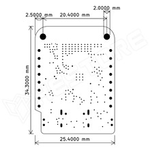 C3-MINI-V2.1.0 / ESP32-C3 alapú fejlesztői modul, ESP32-C3FN4, egymagos processzor, 160 MHz, 2,4 GHz Wi-Fi, Bluetooth 5