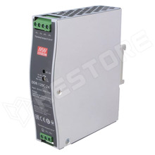 DDR-120C-24 / Tápegység, kimenet: 24V DC, 5A, 120W, bemenet: 33,6...67,2V DC, DIN sínre, izolált, buck, step-down (DDR-120C-24 / MEAN WELL)