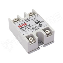 SSR-60DD / Szilárdtest relé (SSR), 1-fázisú, 60A, 3...32V DC, 5...60V DC, azonnali kapcsolás, csavarható (FOTEK)
