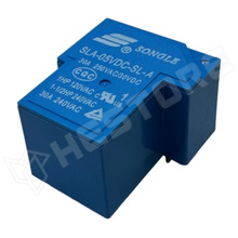 SLA-05VDC-SL-A / Relé, SPST-NO, 5V DC, 30A / 240V AC, Pinek száma: 5 (SONGLE)