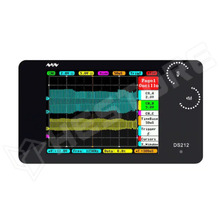 DS212 / Digitális zseb oszcilloszkóp függvény generátorral, 10MS/s, 1MHz, beépített akkumulátorral