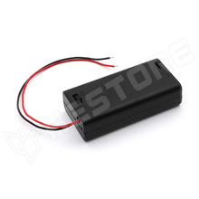 2 X UM 3 FED+K / Elemtartó 2 × AA (MIGNON), fedlappal, kapcsolóval