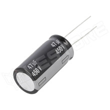 EEUEE2W470 / Kondenzátor, elektrolit, 47µF, 450V DC, 7.5mm, alacsony impendancia, Ø16x31.5mm, -25...105°C (EEUEE2W470 / PANASONIC)