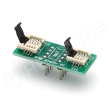 QFN8-DIP / Adapter, 2 in 1, 1.27mm, 6x5, 6x8, QFN8, MLF8, MLP8, WSON8, DFN8