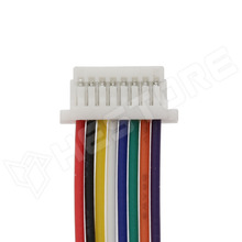 SHR-8-CABLE / Szerelt csatlakozó, JST SH-1mm, 8p, 100mm, AWG28