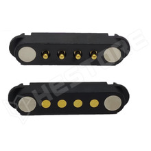 MGNTCON254-PAIR-4P / Mágneses csatlakozó pár, 4 pólusú pogo pin, 2.54mm