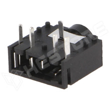 PJ-307C / 3.5mm jack aljzat, 5pin, sztereo, THT (BOOMELE)