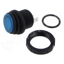 MR2-110R2N-GBUQ-2ERC / Billenő kapcsoló, SPST, 2 stabil pozíció, OFF-ON, 250V AC, 16A, neon, IP68 (homlok rész), kék (MR2-110R2N-GBUQ-2ERC / CANAL ELECTRONIC)