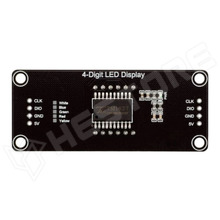 TM1637-M4D56-RD / 7-szegmenses kijelző modul, TM1637 soros vezérlő IC, 4 digit, 0.56
