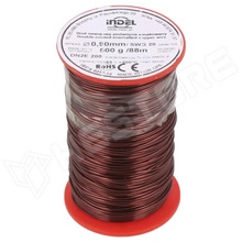 DN2E0.90-500G / Tekercselő huzal, duplán zománcozott, -65...200°C, Ø0.9mm, 0.5kg (DN2E0,90-500G / INDEL)