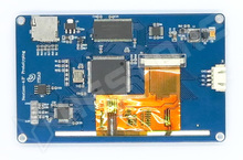 NX4827T043 / Nextion, 4.3 inch, Touch kijelző, vezérlővel, soros porttal (ITEAD)