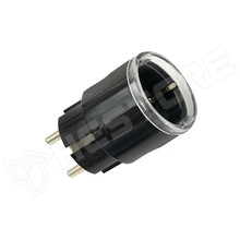 SHELLY-PLUSSB-R3 / Shelly Plug S (Gen3) Wi-Fi + Bluetooth, Matter kompatibilis, fogyasztásmérős okoskonnektor, fekete (FG3800235261859 / SHELLY)