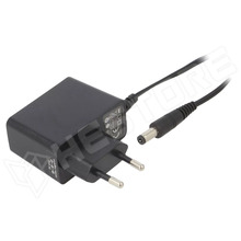 POSC09100A-CN / Tápegység, impulzusos, 9V DC, 1A, 9W, 5.5/2.1mm, minusz középen van (POSC09100A-CN / POS)