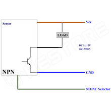 XKC-Y25-NPN / Érintés nélküli folyadékszint érzékelő