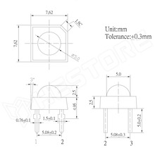 PRH-BL / Piranha LED, 2.7...3.2V, kék