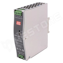 DDR-120A-48 / Tápegység, kimenet: 48V DC, 2.1A, 100.8W, bemenet: 9...18V DC, DIN sínre, boost, izolált, step-up (DDR-120A-48 / MEAN WELL)