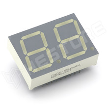 DA08-11SURKWA / LED kijelző, 7 szegmenses,  20.32mm, 0.8