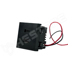 SHELLY-WDSTDUSB-B / Shelly USB-A + USB-C töltő, kiegészítő modul az asztali tartóhoz, fekete (FG3800235269664 / SHELLY)