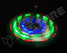 HT-1001 / LED-es búgócsiga KIT, rezgésérzékelővel, ⌀52 x 31mm