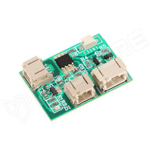 D-LAMP-TOUCH-M / LED lámpa modul, közös anódos dual kimenet, 2A csatornánként, akkumulátor bemenet, 5V DC bemenet