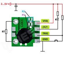 C005-TIMER / C005 időzítő modul 2s...1000h