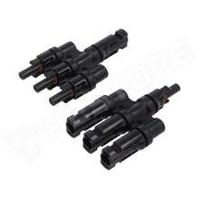 DS1162-14-1T3AB6P / Szolár többágú elosztó pár, MC4, 3-utas (DS1162-14-1T3AB6P / CONNFLY)