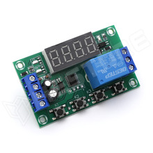 YYC-2S-5V / LED kijelzős programozható időzítő modul, 5V DC, optocsatolós vezérlő bemenet: 3.3...5V DC