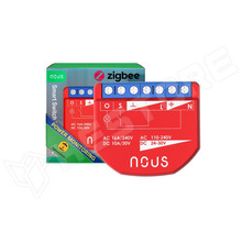 NOUS-B2Z-1PM-TUYA-ZB / Nous B2Z okos Tuya Zigbee mini fogyasztásmérős kapcsolórelé modul, kapcsolóbemenettel, 1 áramkörös (NOUS B2Z / NOUS)