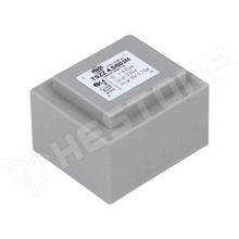 1x6V 4,5VA 230V / PCB transzformátor, kiöntött, EI38, 4.5VA, 230V AC, 6V, 0.75A (TSZZ4.5/003M / INDEL)