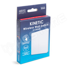 H55353 / Kinetic fali kapcsoló, 433Mhz, 2 csatorna, fehér