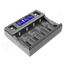 LII-D4XL / Akkumulátortöltő, univerzális, Liitokala Lii-D4XL, 4 cellás, 300...1000mA, NiMH, LiFePo4, Li-ion, AA...32700 (LIITO KALA)