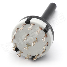 CK-1031 = DS3 / Forgókapcsoló, 3 x 4 pozíció, forr-füles kivezetéssel (LORLIN)