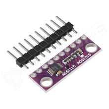 ADS1115-M2MINI / ADS1115 alapú, I2C-s 16 bites ADC modul, programozható erősítővel, 4 csatornás, 2.0V-5.5V