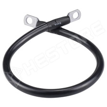 4AWG-8-50-BK / 4AWG akkumulátor csatlakozókábel, Ø8mm szemes csatlakozóvég, 50cm, fekete