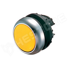 M22-D-Y / Nyomókapcsoló, momentary, lapos, 22mm, IP67, sárga (M22-D-Y / 216598 / EATON ELECTRIC)
